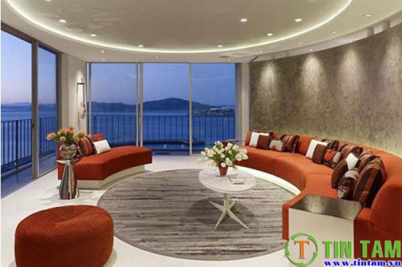 Giấy dán tường phòng khách q1